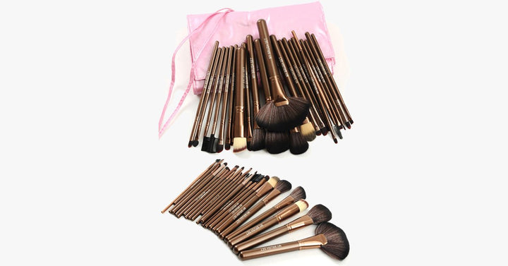 Lisslune | 25 Piece Makeup Brush Set with Bag – The Perfect Makeup Companion