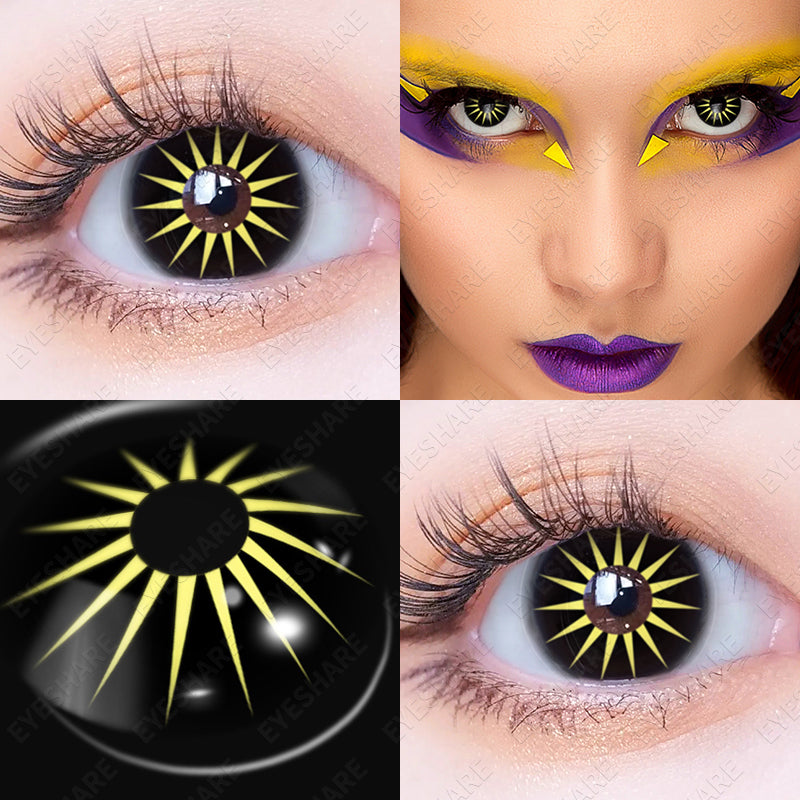 Rynx Cosplay HD34-YELLOW 14.5mm 1 Pair | 1 Year