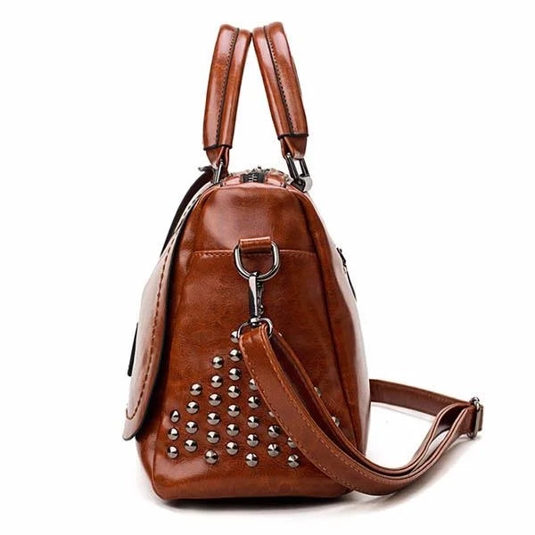 Lisslune | Elegant Soft Leather Shoulder Bag for Women – Versatile Everyday Handbag