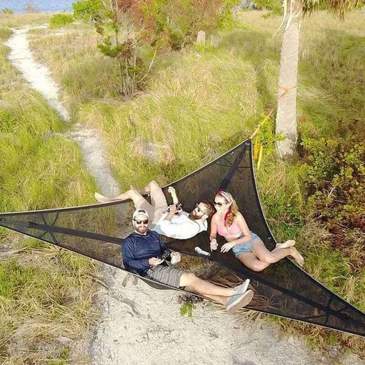 Lisslune | Multi-Person Camping Hammock with 3-Point Anchor System