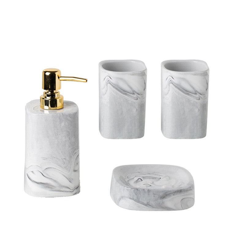 Rynx Nordic Marble Bathroom Set