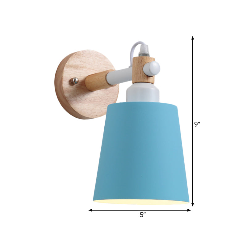 Skørter | Macaroon Tapas Shadow Wall Light Metal 1 Head Wall Light for Children's Room