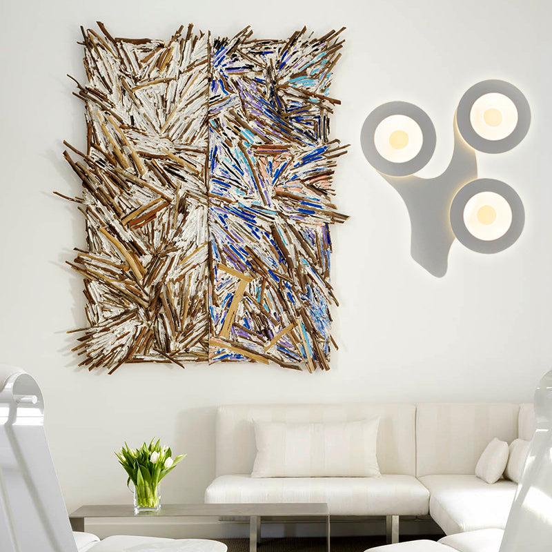 Skørter | Acrylic tree LED wall lamp Creative wall lamp in white for the study