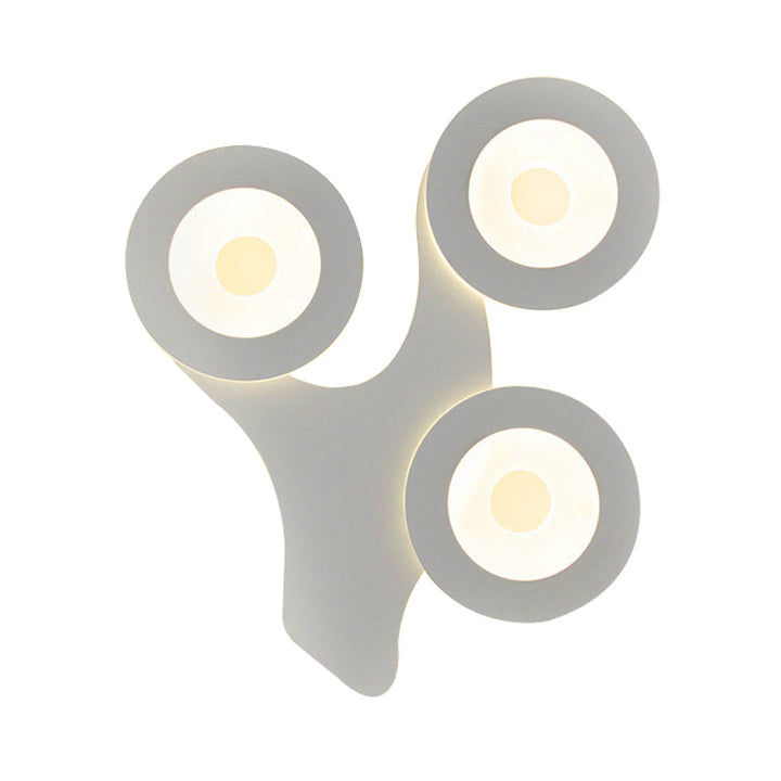 Skørter | Acrylic tree LED wall lamp Creative wall lamp in white for the study