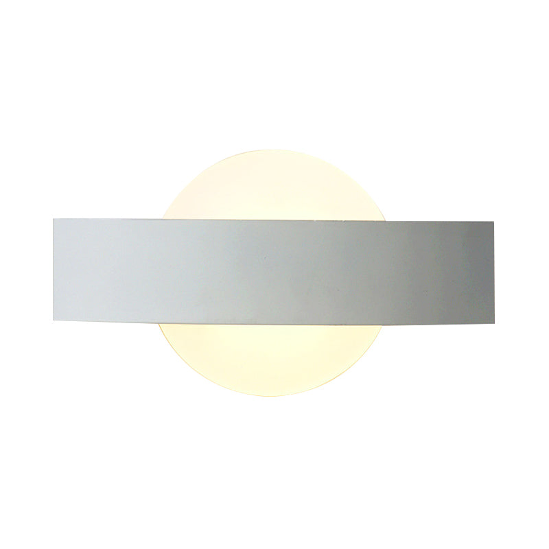 Skørter | Living Room Slim Panel Wall Lamp Acrylic Modern Style White LED Wall Lamp
