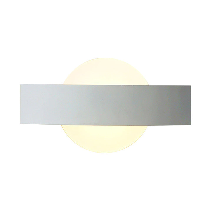 Skørter | Living Room Slim Panel Wall Lamp Acrylic Modern Style White LED Wall Lamp