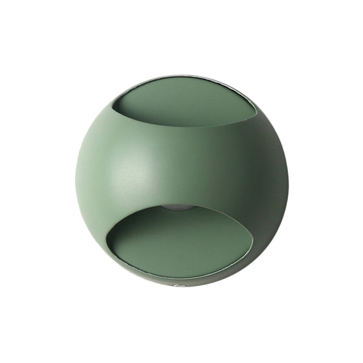 Skørter | Simple Style Half-Globe Wall Lamp Plastic Single-Head Wall Light for Study