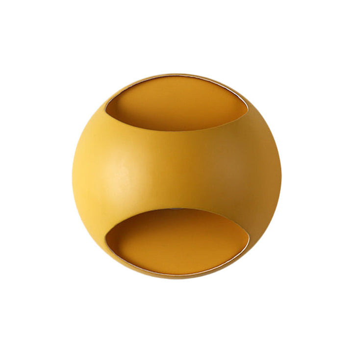Skørter | Simple Style Half-Globe Wall Lamp Plastic Single-Head Wall Light for Study