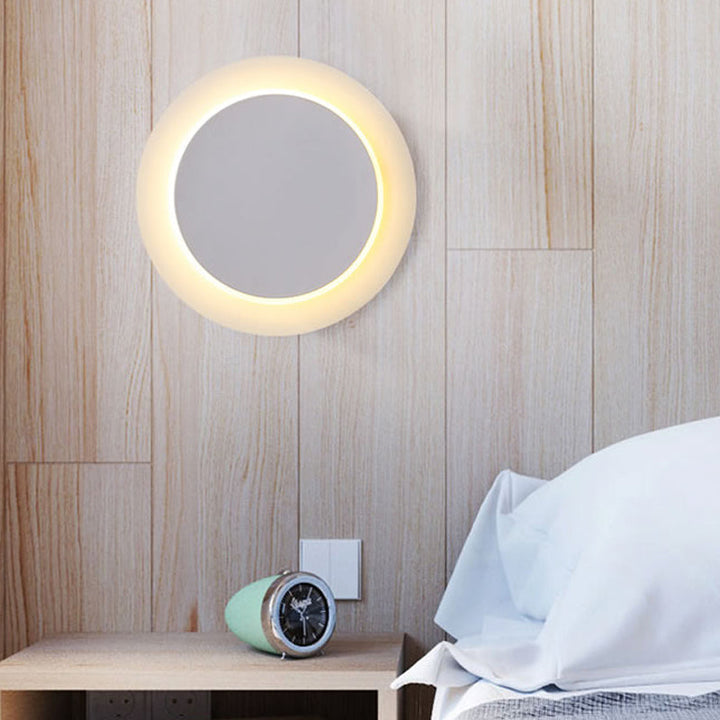 Skørter | Round LED Wall Lamp Contemporary Acrylic Wall Light for Kitchen Children's Room