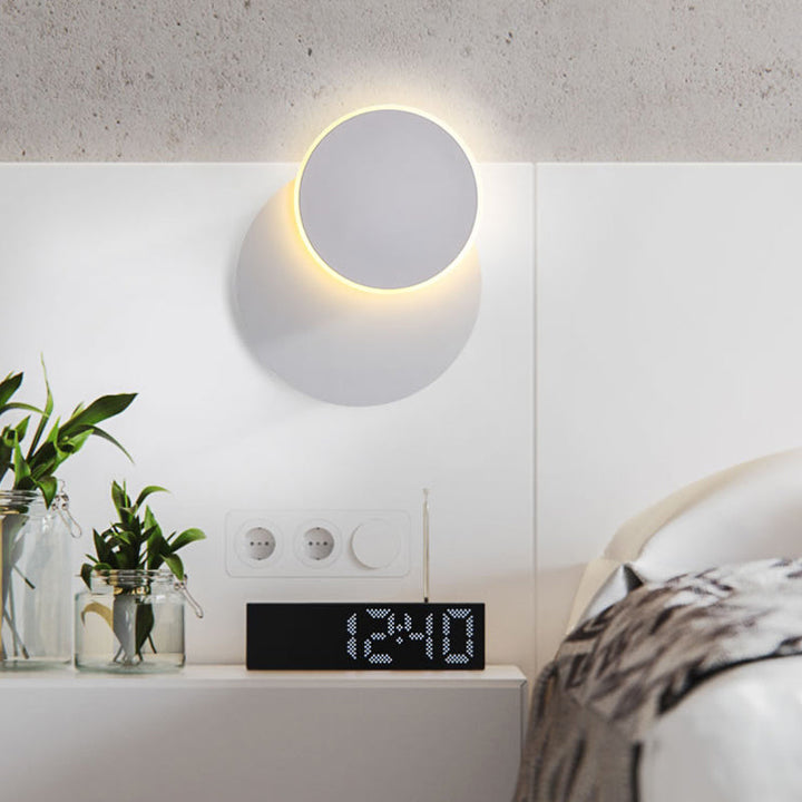 Skørter | Round LED Wall Lamp Contemporary Acrylic Wall Light for Kitchen Children's Room