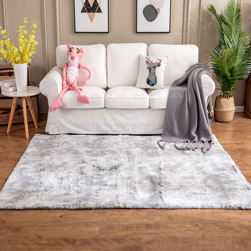 Lisslune | Creative Rust Metal Look Rug Pastel Color Industrial Rug Synthetic Non-Slip Backing Easy Maintenance Rug for Home
