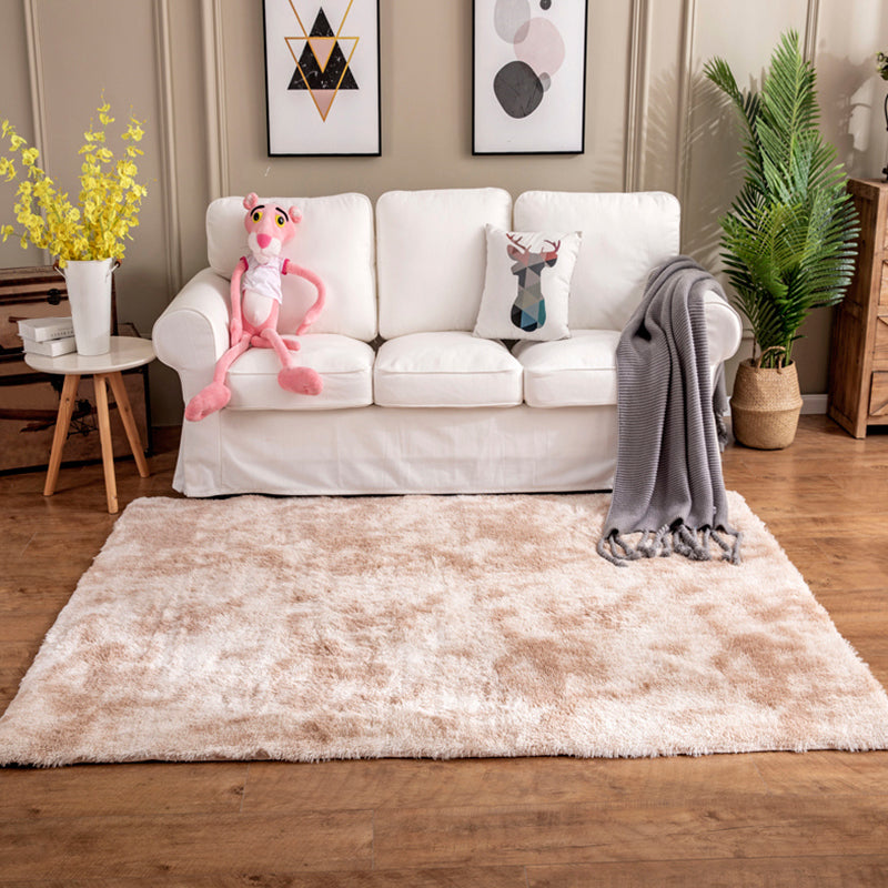 Lisslune | Creative Rust Metal Look Rug Pastel Color Industrial Rug Synthetic Non-Slip Backing Easy Maintenance Rug for Home