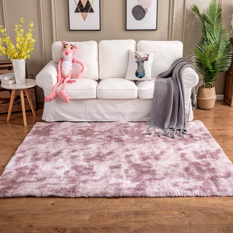 Lisslune | Creative Rust Metal Look Rug Pastel Color Industrial Rug Synthetic Non-Slip Backing Easy Maintenance Rug for Home