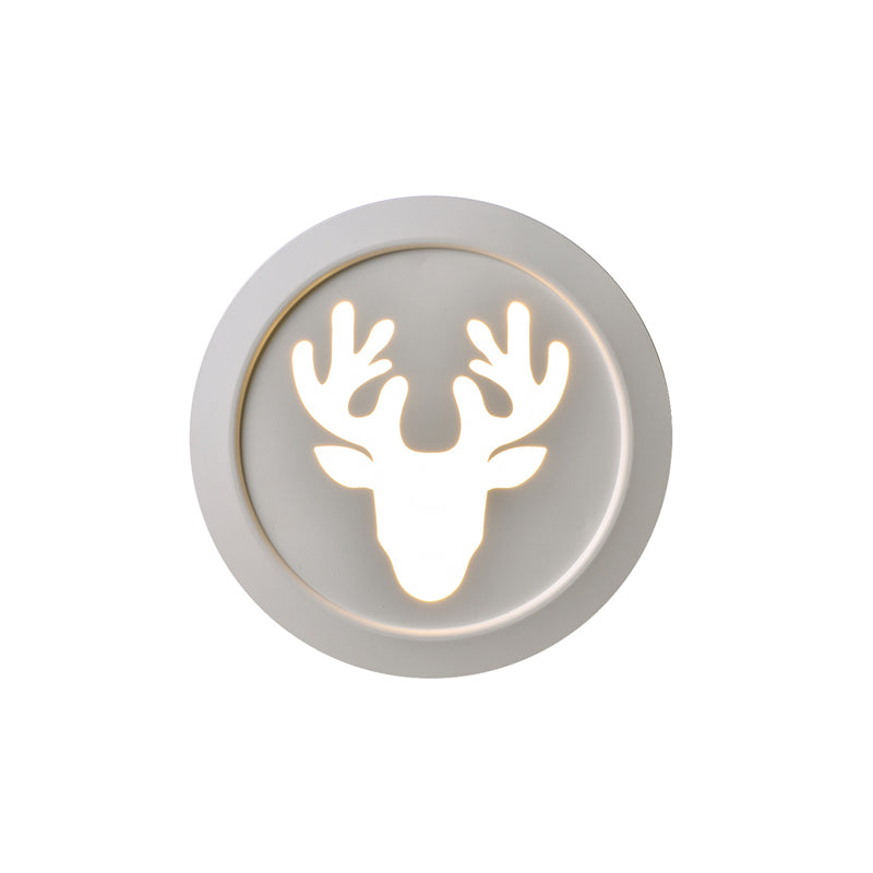 Skørter | Deer Bedroom Wall Lamp Modern Style Metal Wall Lamp