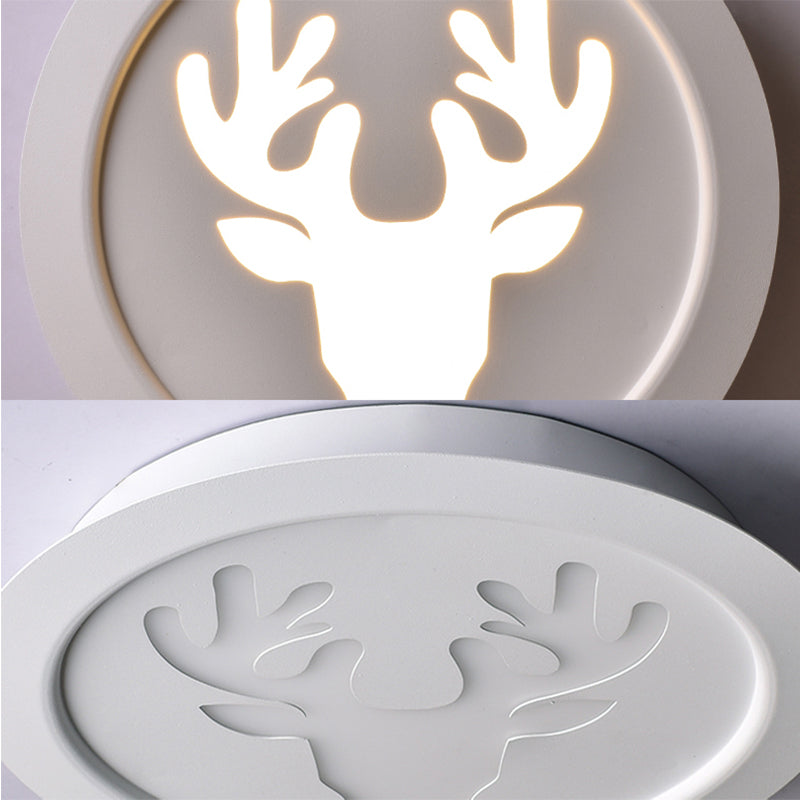 Skørter | Deer Bedroom Wall Lamp Modern Style Metal Wall Lamp