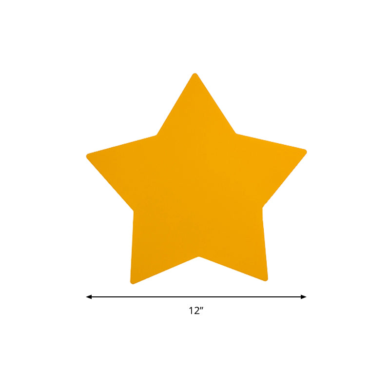Skørter | Modern Slim Panel Star Wall Lamp Wooden LED Wall Light for Hallway Kitchen