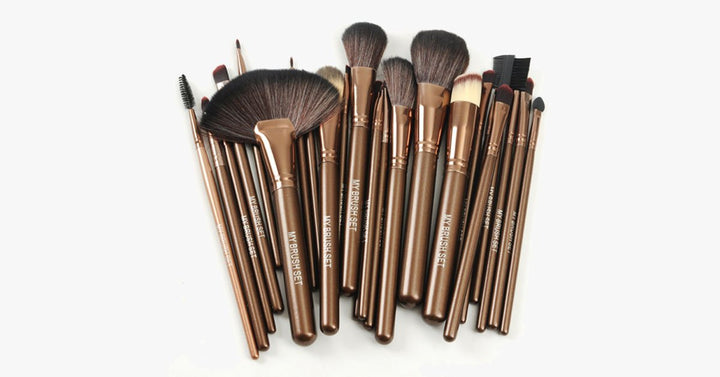 Lisslune | 25 Piece Makeup Brush Set with Bag – The Perfect Makeup Companion