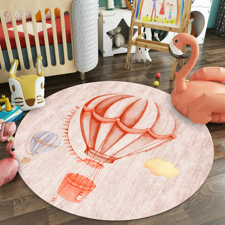 Lisslune | Kids Wonderland Carpet Multicolor Polypropylene Rug Non-slip Pet-friendly Rug for Children's Room
