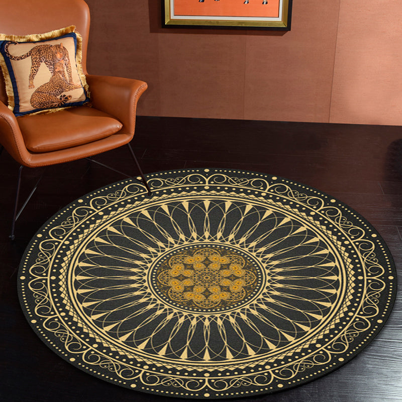 Lisslune | Shabby Tribal Rug Pastel Moroccan Rug Polypropylene Pet Friendly Non-Slip Rug for Living Room