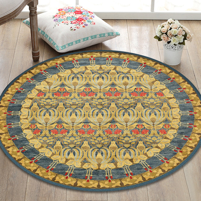 Lisslune | Shabby Tribal Rug Pastel Moroccan Rug Polypropylene Pet Friendly Non-Slip Rug for Living Room