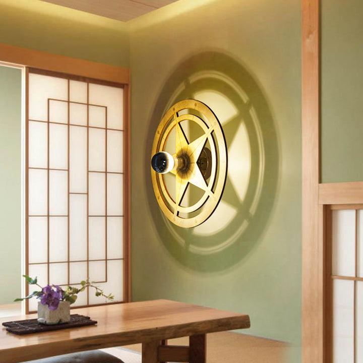 Skørter | Metal Star Wall Lamp Single Head Contemporary Wall Lamp for Boys Bedroom Stair