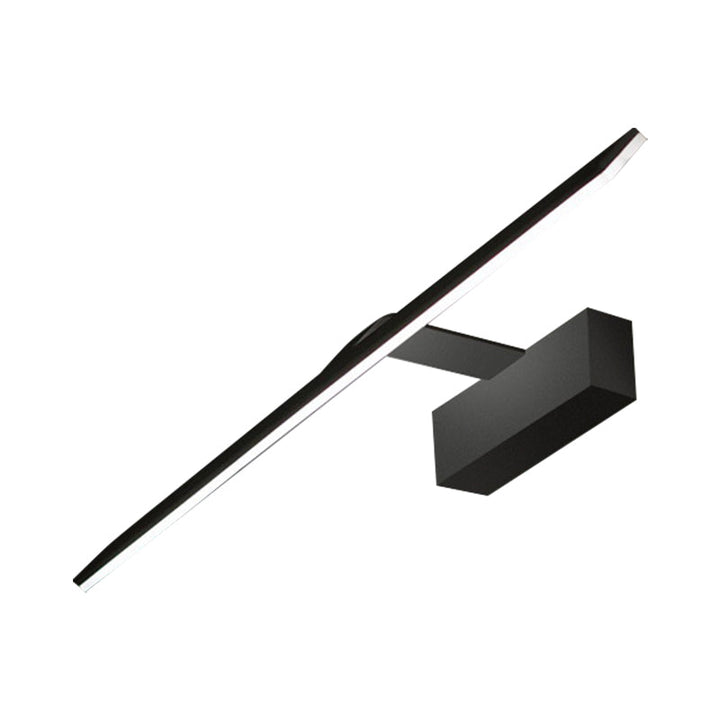Lisslune | Rectangular Panel Wall Lamp Modern Acrylic Black LED Wall Mounted Lamp in Warm/White Light