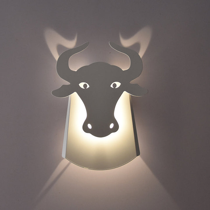 Skørter | Metal Ox Wall Lamp Modern Integrated Led Indoor Wall Lamp for Living Room