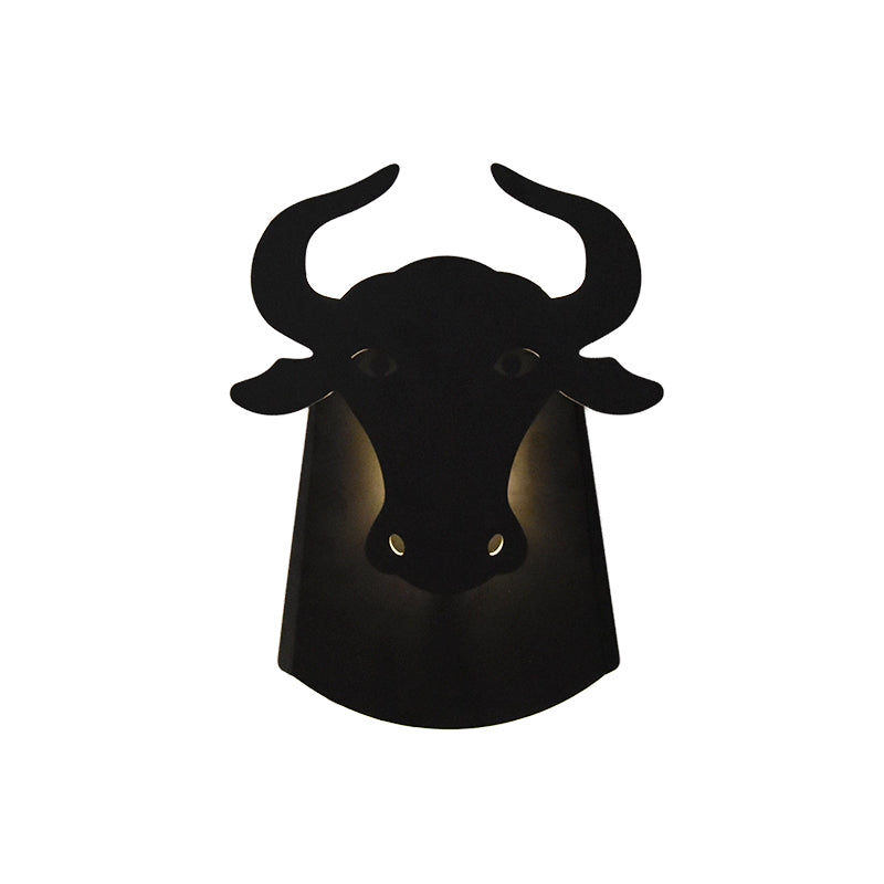 Skørter | Metal Ox Wall Lamp Modern Integrated Led Indoor Wall Lamp for Living Room