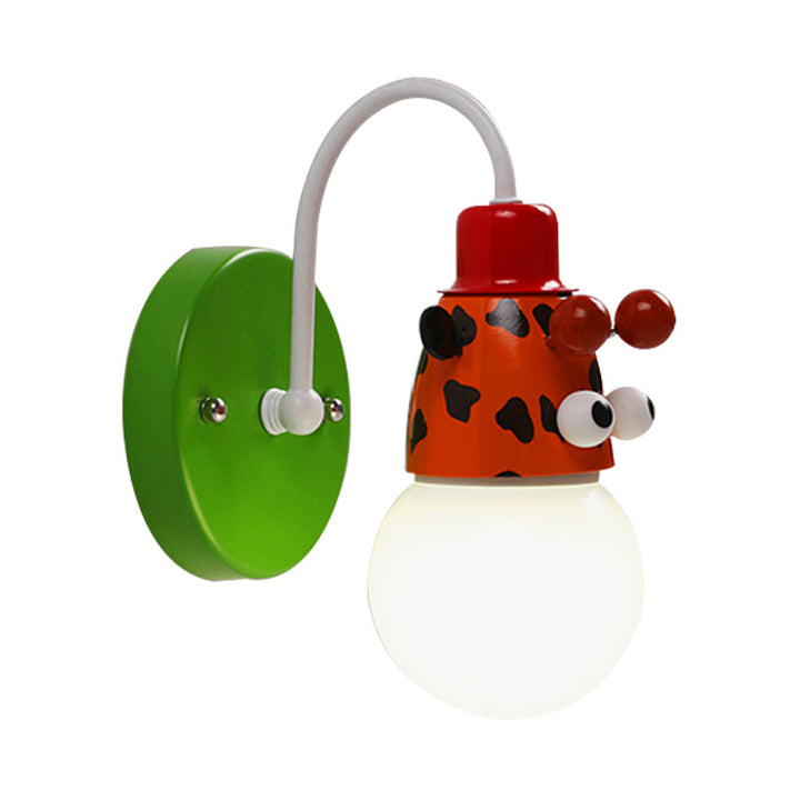 Skørter | Metal Giraffe Wall Lamp 1 Light Animal Multi-Colored Lamp for Hall Bedroom