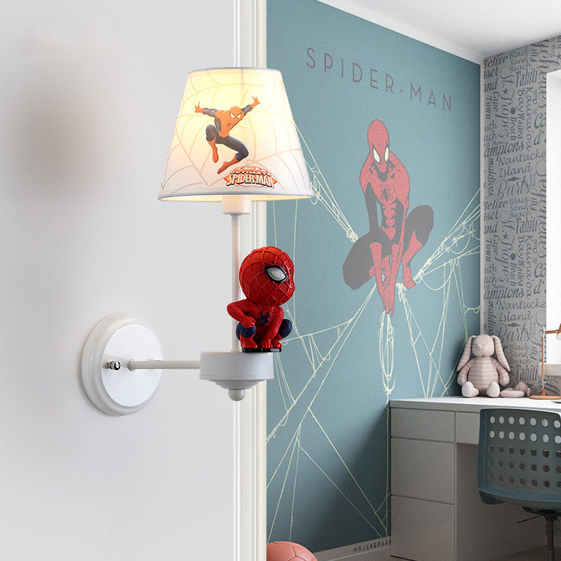 Skørter | Resin Cartoon Character Wall Light Single Lamp Beautiful Modern Wall Lamp in Red