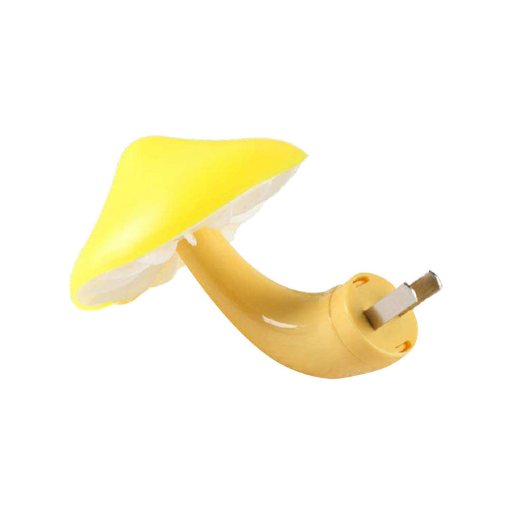 Skørter | Beautiful white LED wall lamp mushroom 1 head plastic plug wall light for hallway