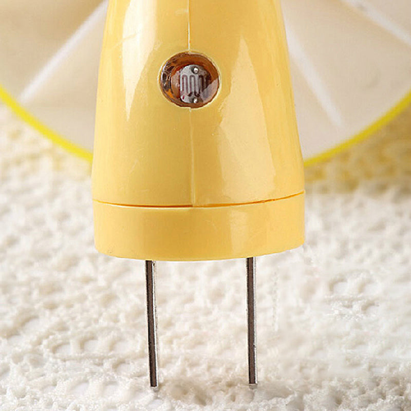 Skørter | Beautiful white LED wall lamp mushroom 1 head plastic plug wall light for hallway