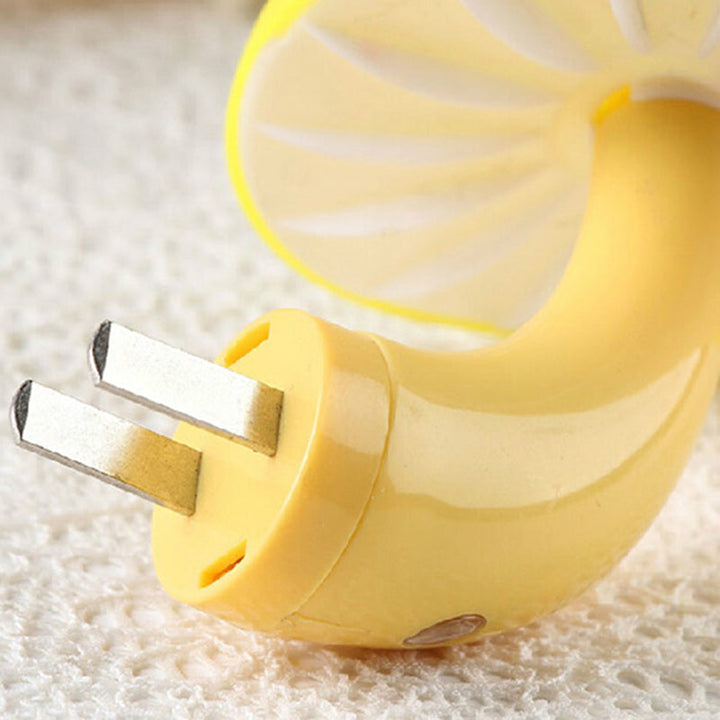Skørter | Beautiful white LED wall lamp mushroom 1 head plastic plug wall light for hallway