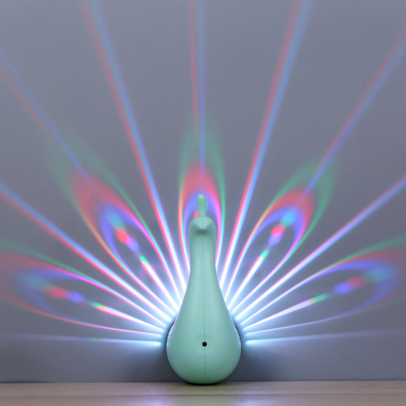 Skørter | Creative Animal Peacock Night Light Energy-Saving LED Wall Lamp for Hallway Kids Room