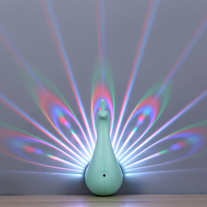 Skørter | Creative Animal Peacock Night Light Energy-Saving LED Wall Lamp for Hallway Kids Room