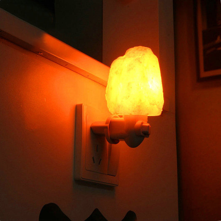 Skørter | Modern creative stone wall lamp energy-saving white plug-in LED night light for hallway