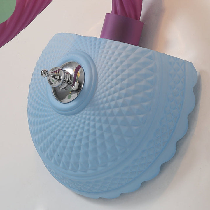 Skørter | Children's Wall Lamp with Bell & Drop Decorative Glass in Multiple Colors for the Nursery