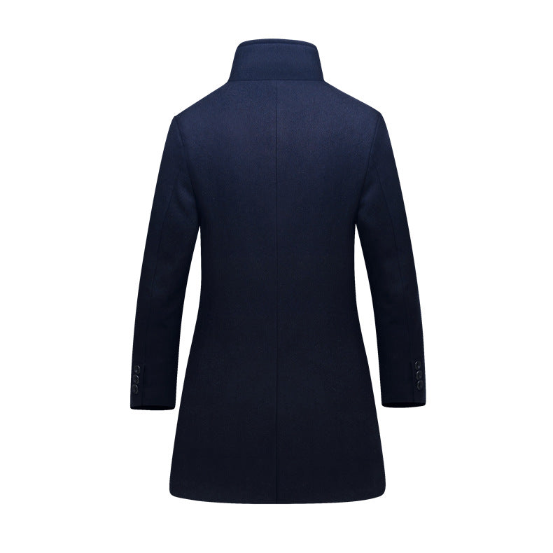 Men's Elegant and Warm Coat with Modern Collar Lisslune