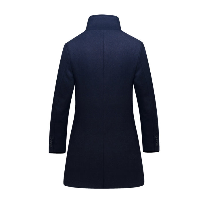 Men's Elegant and Warm Coat with Modern Collar Lisslune