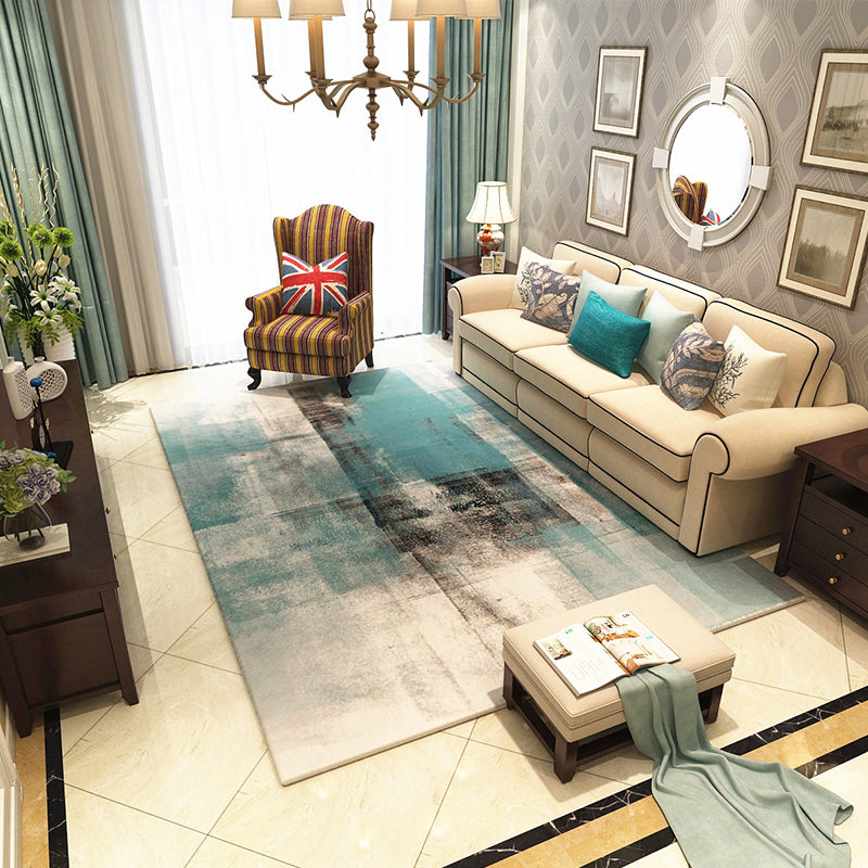 Lisslune | Unique Abstract Rug Modernism Rug Polyester Machine Washable Non-Slip Pet Friendly Carpet for Living Room