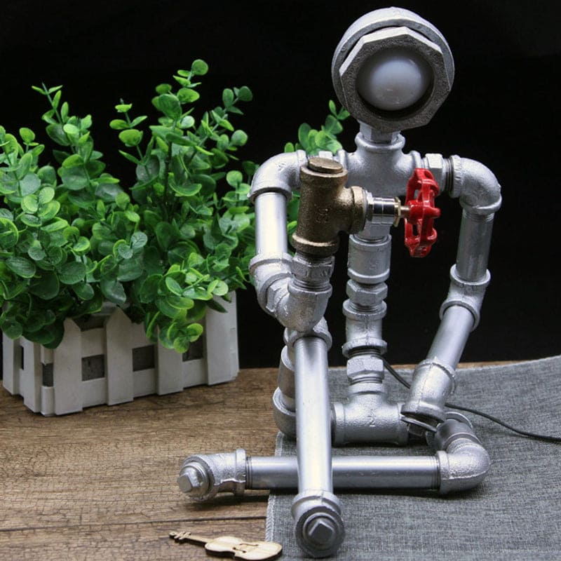 Lisslune | MechForma Industrial Table Lamp – Creative Human Design