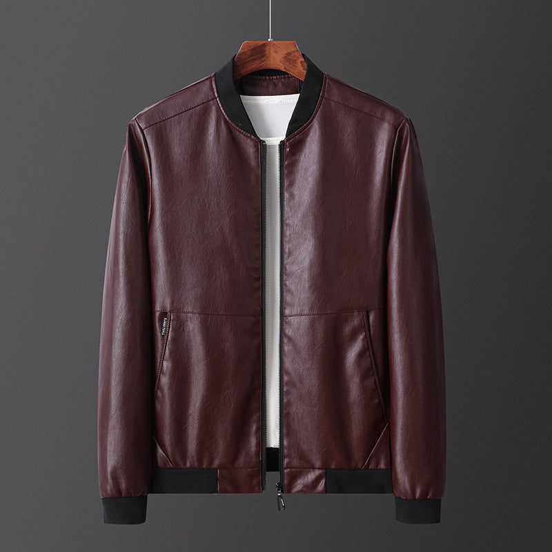 Men's Stylish and Lightweight Leather Jacket Lisslune