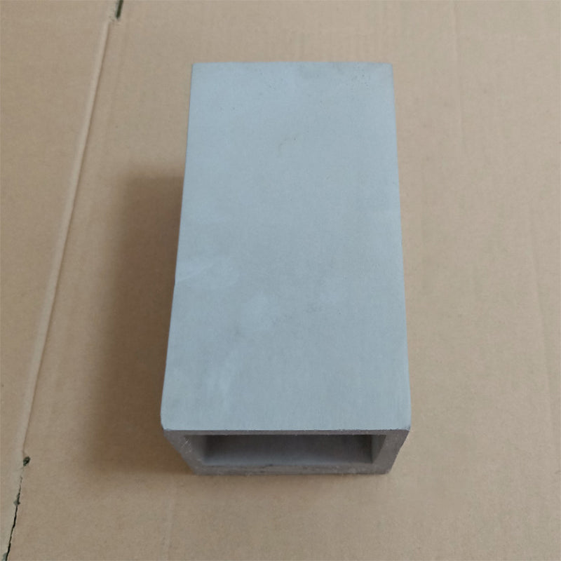 Lisslune | Cube/Cuboid Cement Flush Mount Wall Light Nordic 1 Head Gray Up Down Sconces Light for Stairs, 4"/5"/7" Wide