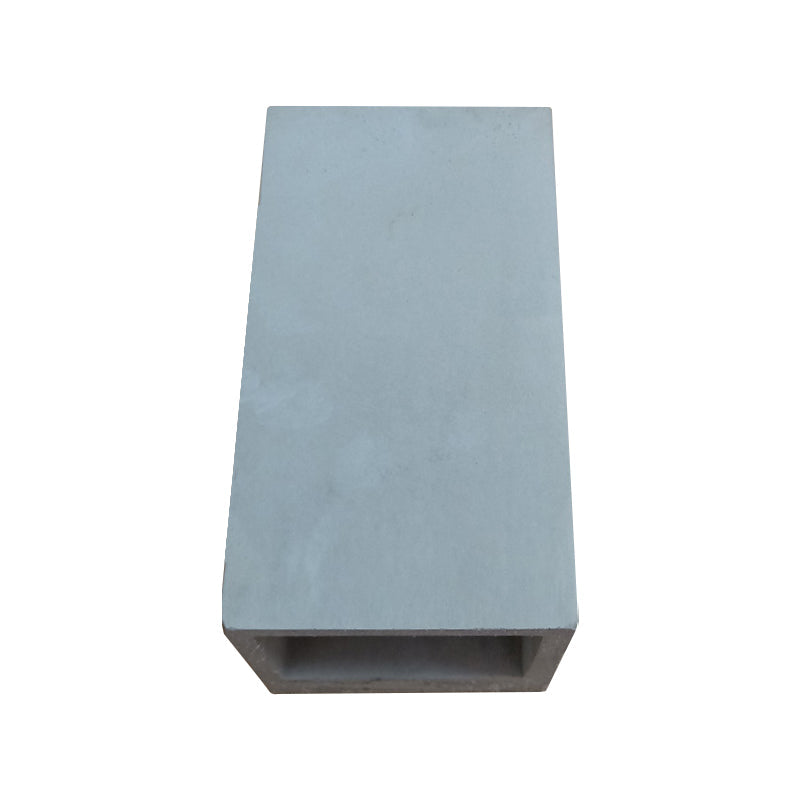 Lisslune | Cube/Cuboid Cement Flush Mount Wall Light Nordic 1 Head Gray Up Down Sconces Light for Stairs, 4"/5"/7" Wide