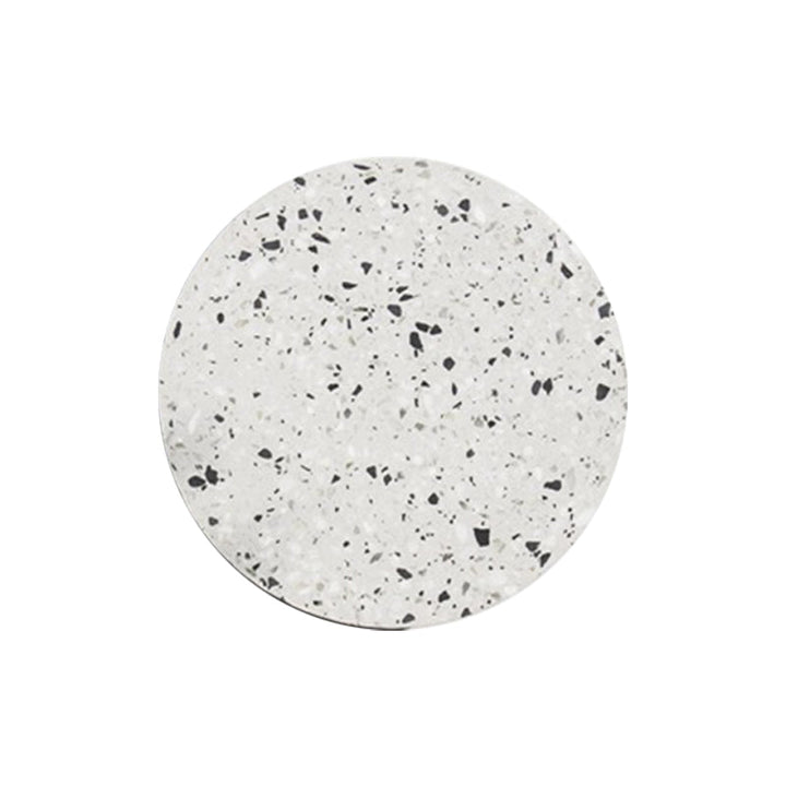 Lisslune | Disc-shaped LED wall lamp Minimalist terrazzo bedroom wall light in Pink/Blue/Black, 7"/10" B