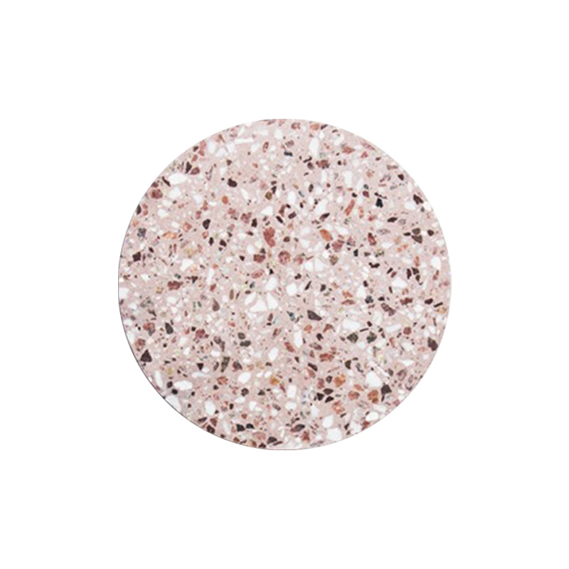 Lisslune | Disc-shaped LED wall lamp Minimalist terrazzo bedroom wall light in Pink/Blue/Black, 7"/10" B