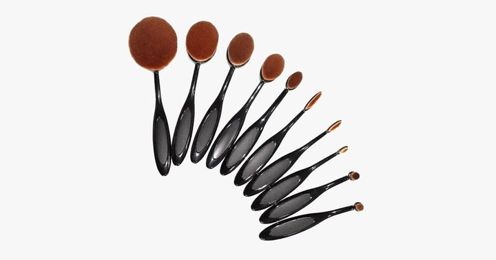 Lisslune | Oval Brush Ten Piece Set