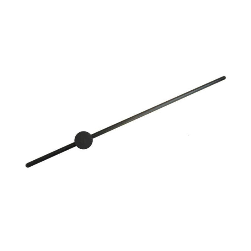 Skørter | Black Slim Rod Wall Light Minimalist 23.5"/31.5"/47" High LED Metal Wall-Mounted Lamp for Bedroom