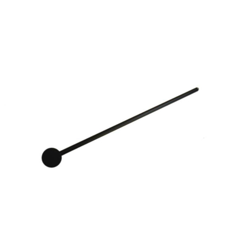 Skørter | Black Slim Rod Wall Light Minimalist 23.5"/31.5"/47" High LED Metal Wall-Mounted Lamp for Bedroom