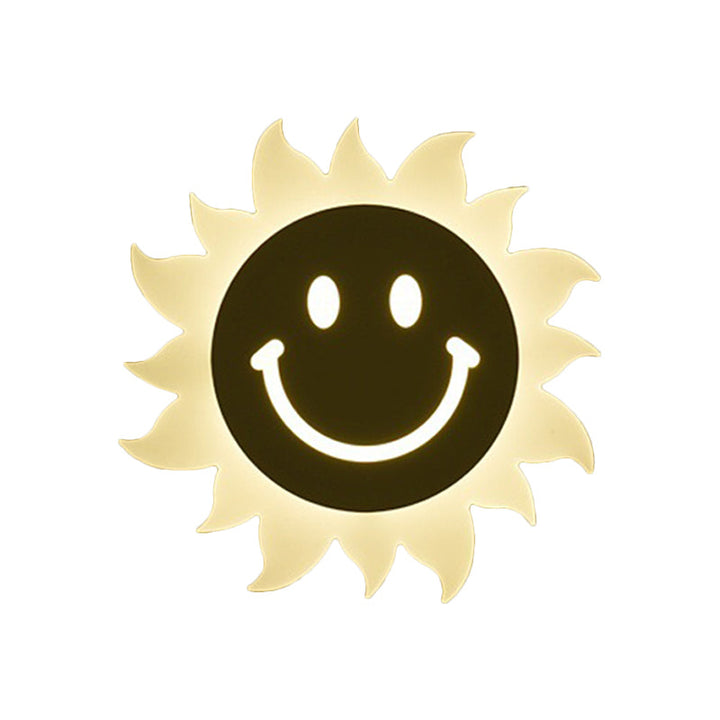 Lisslune | Smile/Square/Cloud LED Wall Lighting Simplicity Acrylic Living Room Wall Lamp Fixture in White
